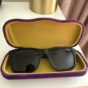 Gucci Dark-Tinted Black Sunglasses